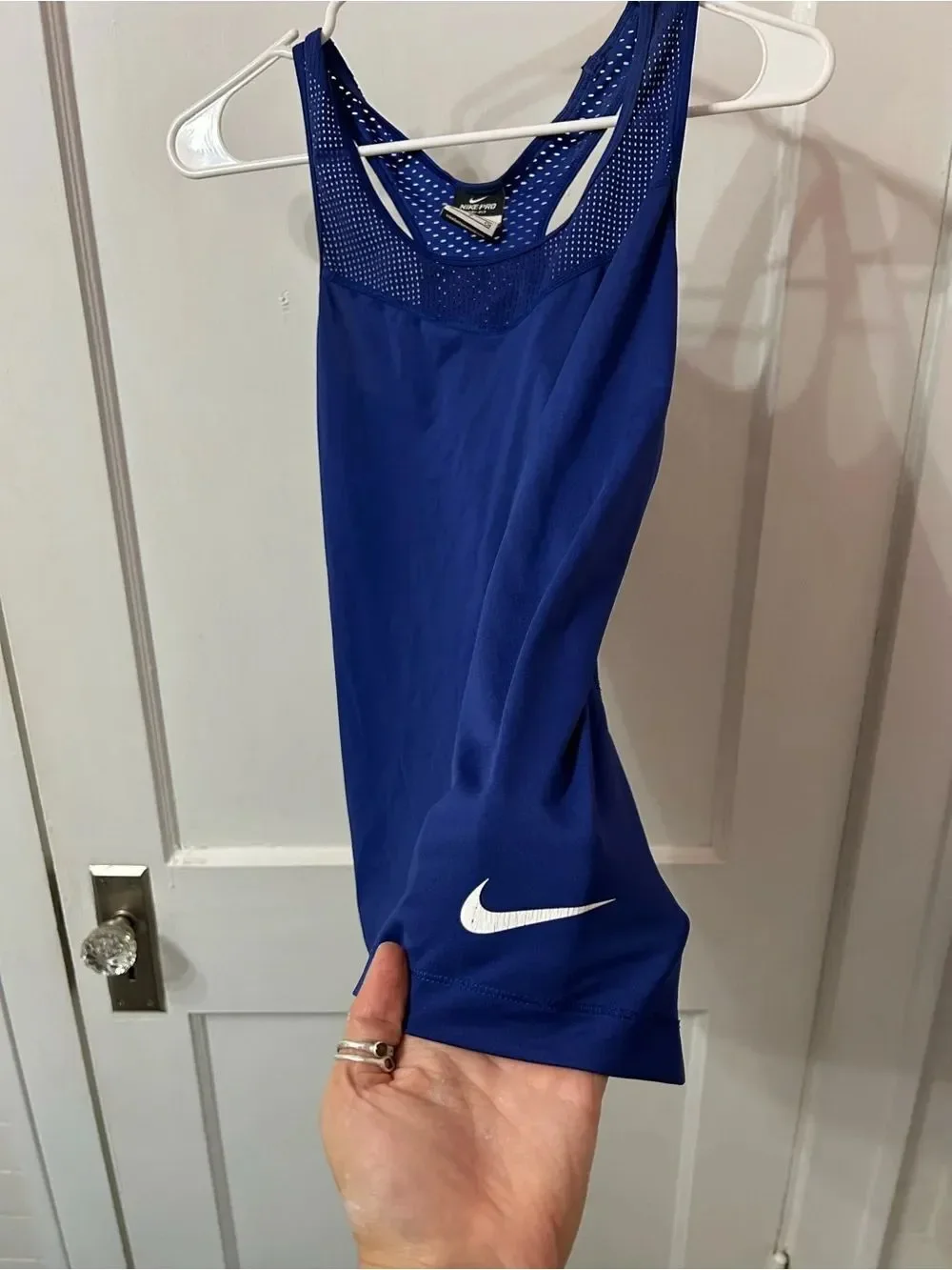 Nike Women’s Royal Blue Mesh Back Athletic Tank